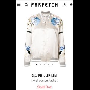 3.1 Phillip Lim Embroidered Bomber- SOLD OUT !!!